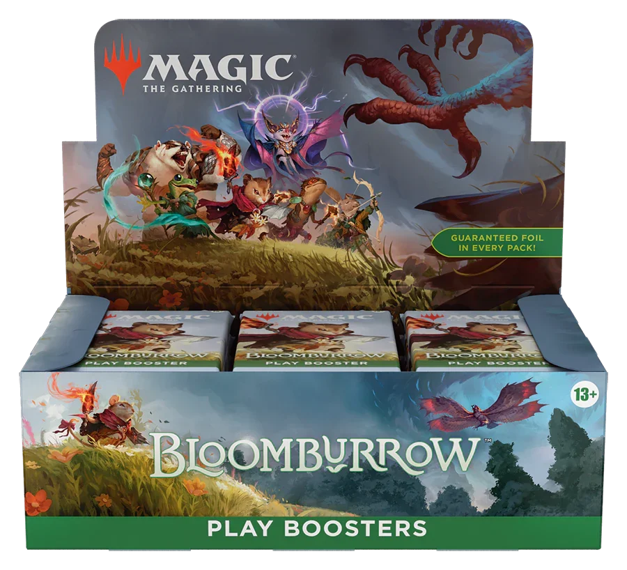 MTGBLB_EN_DspBx_Play_01_02.png Magic: The Gathering - Bloomburrow - Play Booster Box (36x Packs) - Image 1