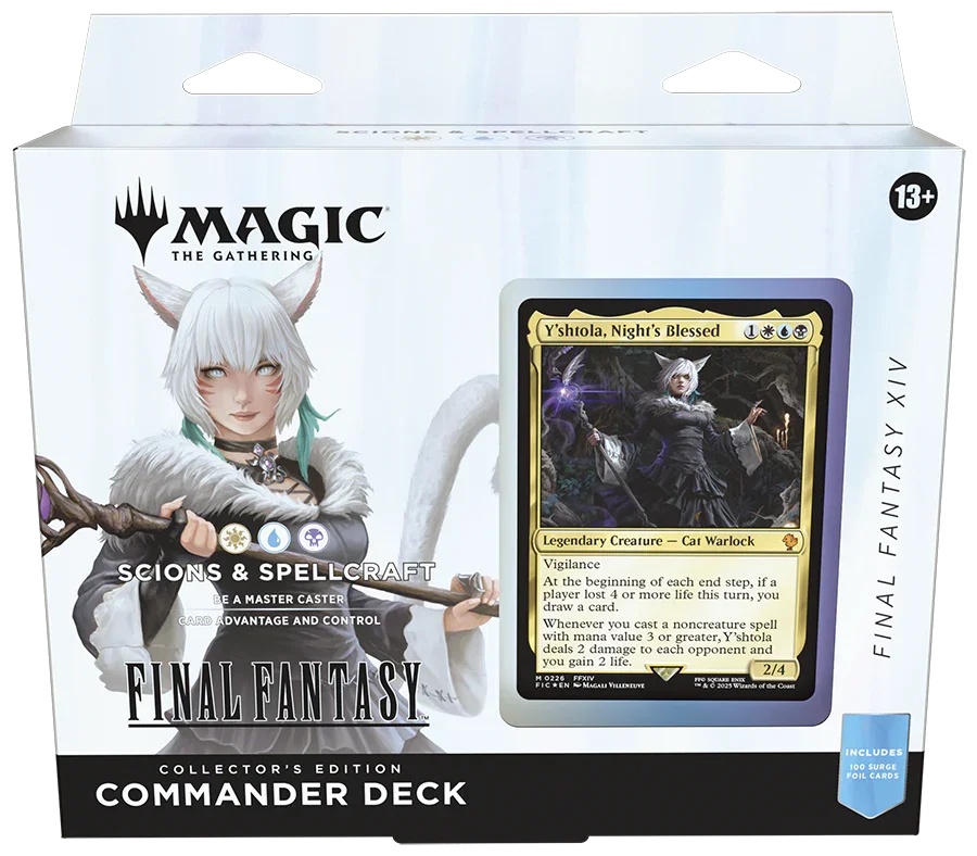 MTGFIN_EN_OtrBx_ClctrCmndr_04_02.png Magic: The Gathering - Universes Beyond - Final Fantasy - Collector Commander Deck - Y'shtola, Night's Blessed - Image 1