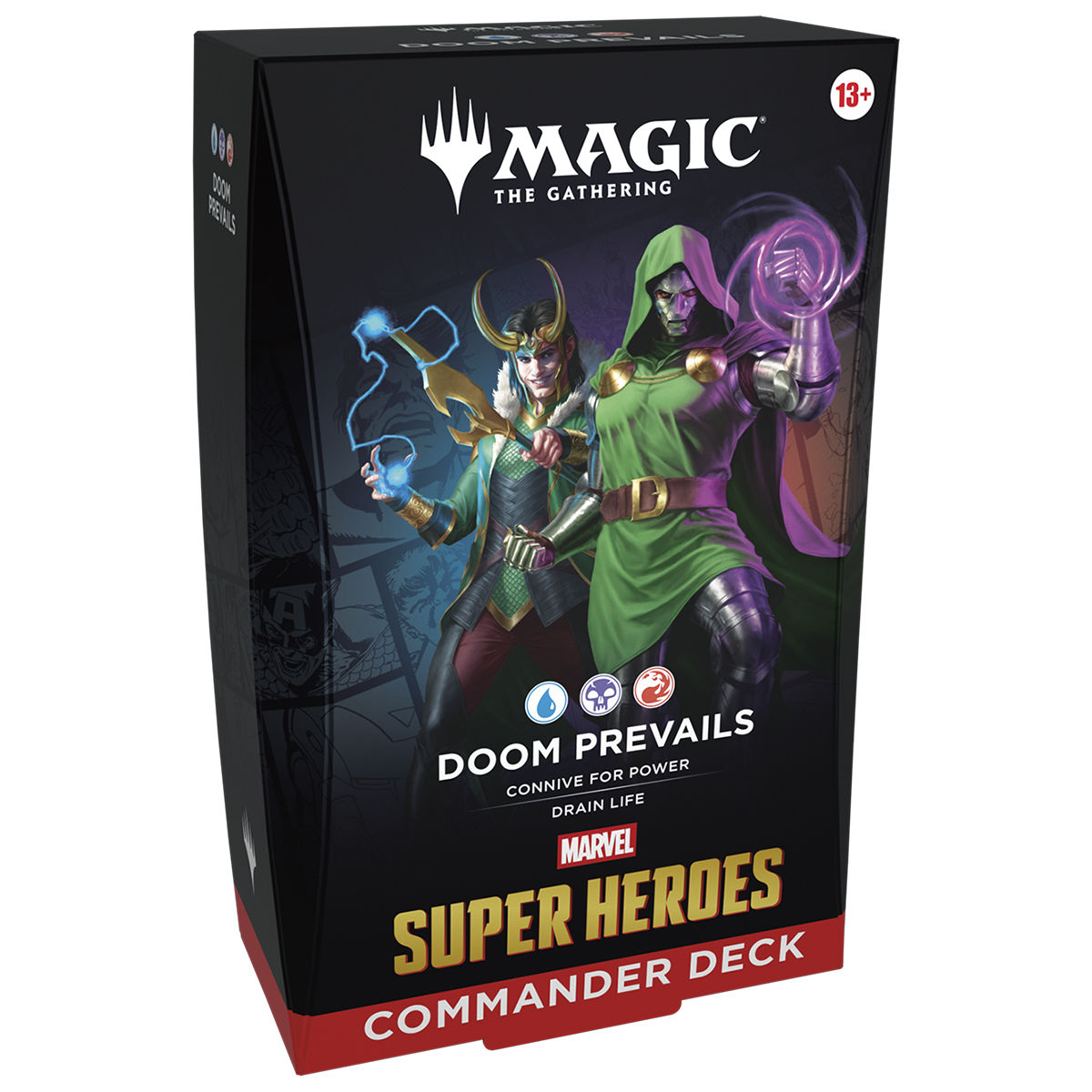 MTGMSH_EN_OtrBx_Cmndr_04_01_871c16c2-d480-4e38-a0af-df62d6c4bfc8.png Magic: The Gathering - Universes Beyond - Marvel Super Heroes - Commander Deck - Doom Prevails - Image 1