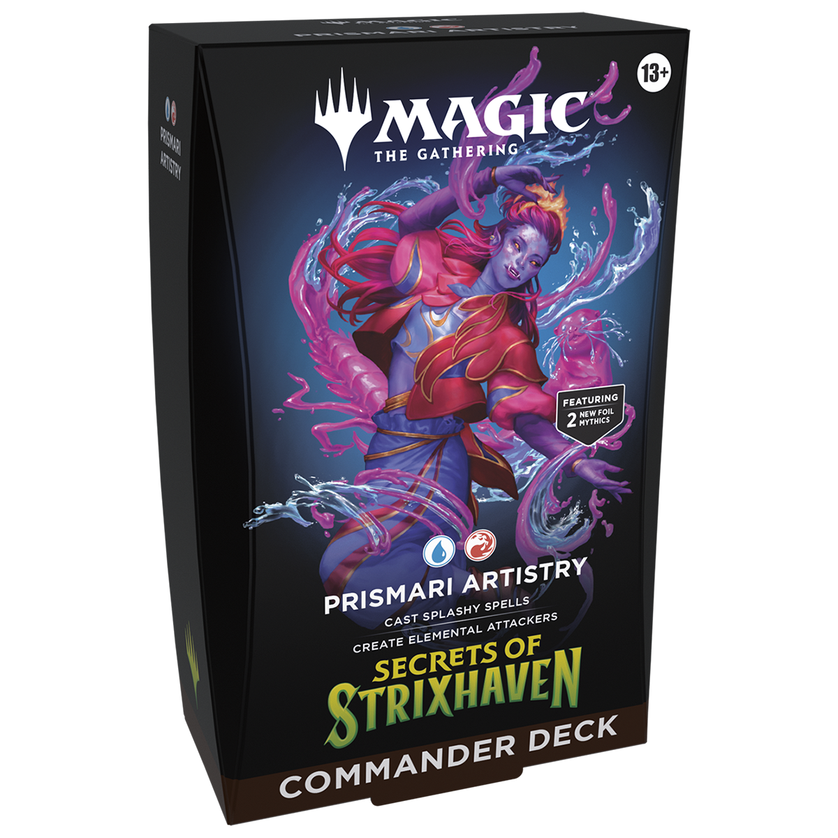 MTGSOS_EN_OtrBx_Cmndr_02_01_7a5224fc-3c9d-4290-a4a8-bc4e9793d201.png Magic: The Gathering - Secrets of Strixhaven - Commander Deck - Prismari Artistry - Image 1