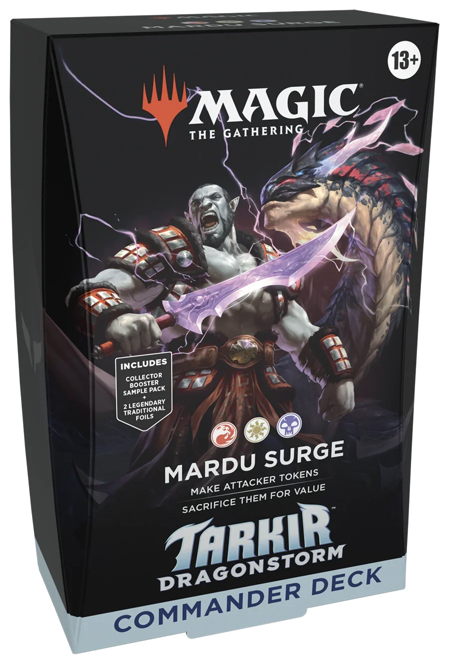 MTGTDM_EN_OtrBx_Cmndr_04_01.png Magic: The Gathering - Tarkir: Dragonstorm - Commander Deck - Mardu Surge - Image 1