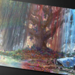 Ultra Pro - MTG: Bloomburrow - Three Tree City (Four Seasons) Playmat - Image 2