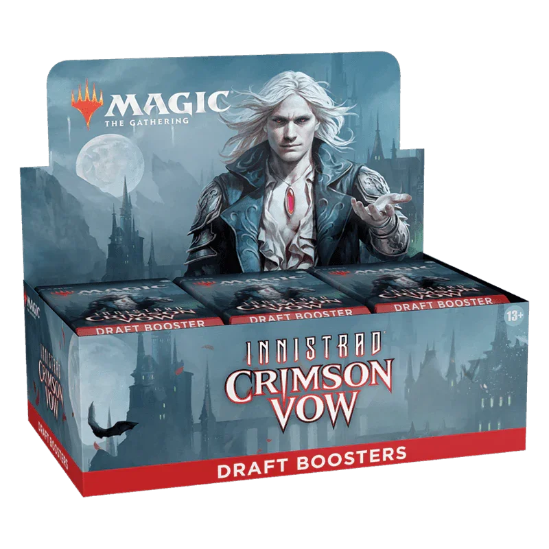 magic-the-gathering-innistrad-crimson-vow-draft-booster-box-the-card-vault-1.png Magic: The Gathering - Innistrad: Crimson Vow - Draft Booster Box (36x Packs) - Image 1