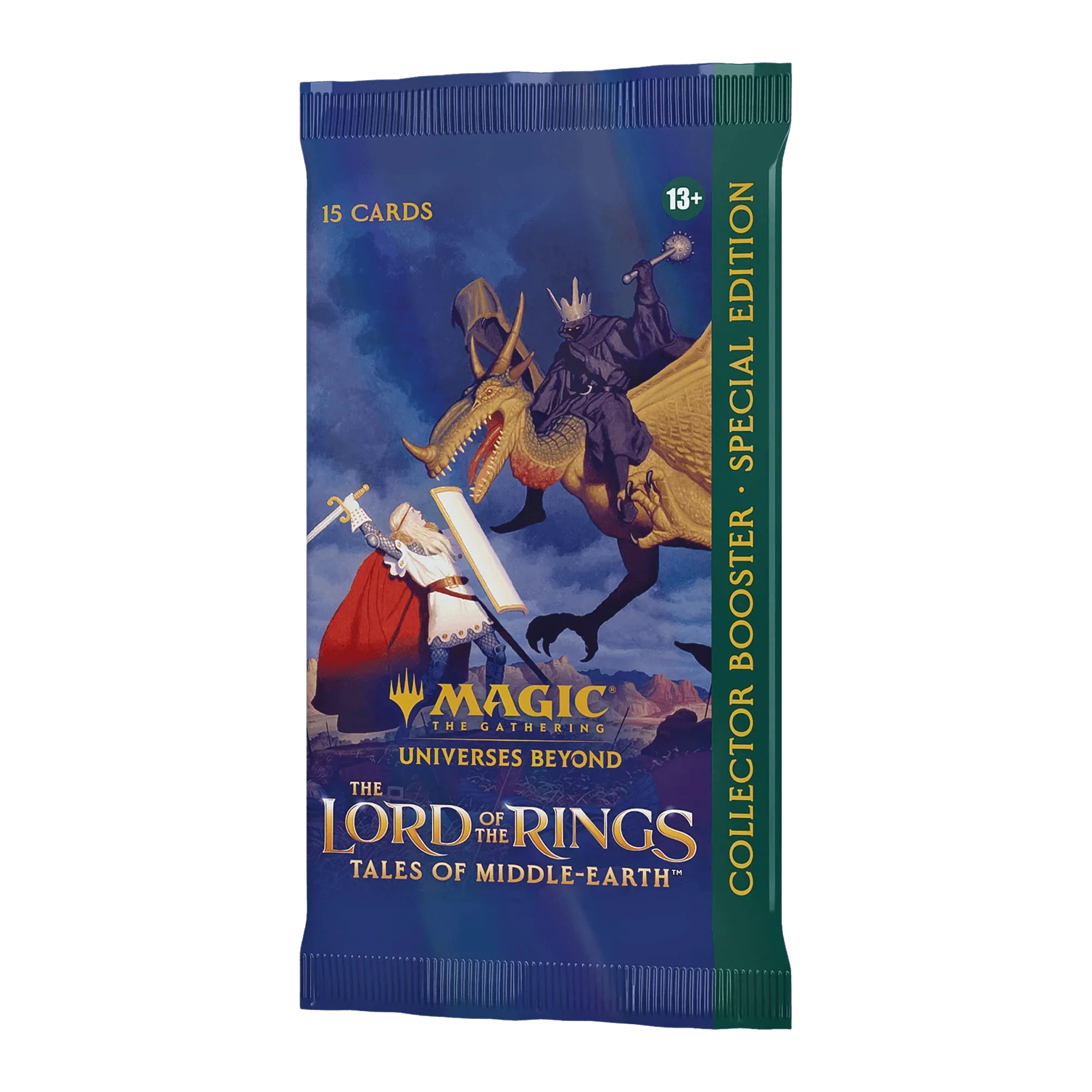 magic-the-gathering-lord-of-the-rings-tales-of-middle-earth-collector-booster-pack-special-holiday-edition-the-card-vault.png Magic: The Gathering - Universes Beyond - Lord of the Rings: Tales of Middle-Earth - Collector Booster Pack - Special Holiday Edition - Image 1